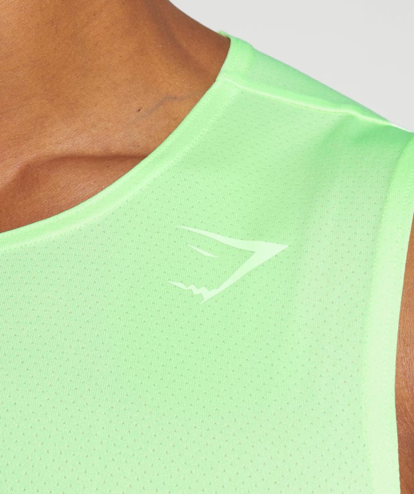 Men's Gymshark Arrival Tanks Mint | NZ 6CFWBU